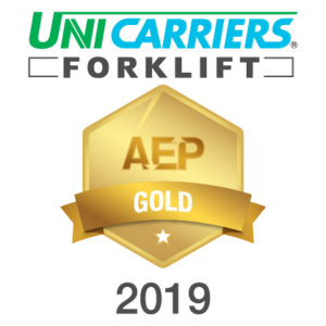 Unicarriers Forklift AEP Gold Badge 2019