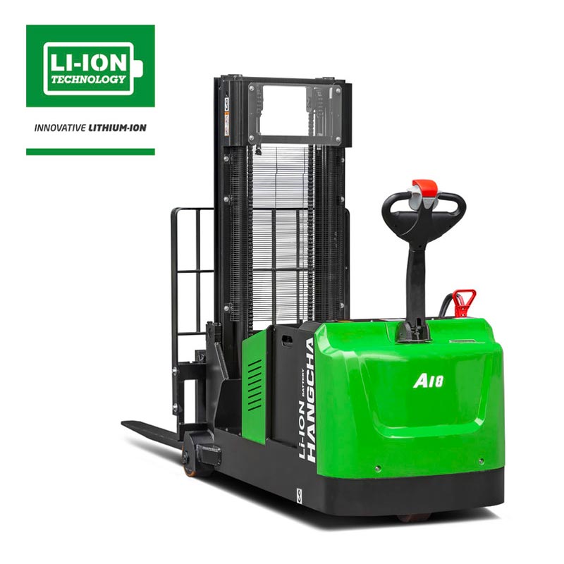 Hangcha – Electric Lithium-ion Industrial Walkie Counterbalanced Stacker 2000-4000lbs