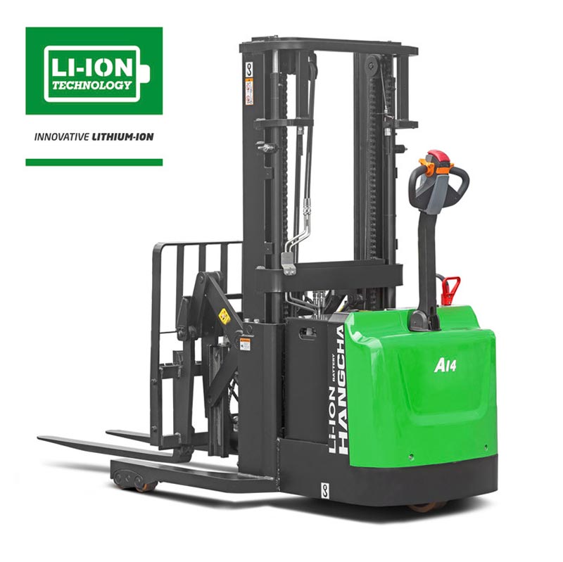 Hangcha – Electric Lithium-ion Industrial Walkie Reach Stacker 3000lbs